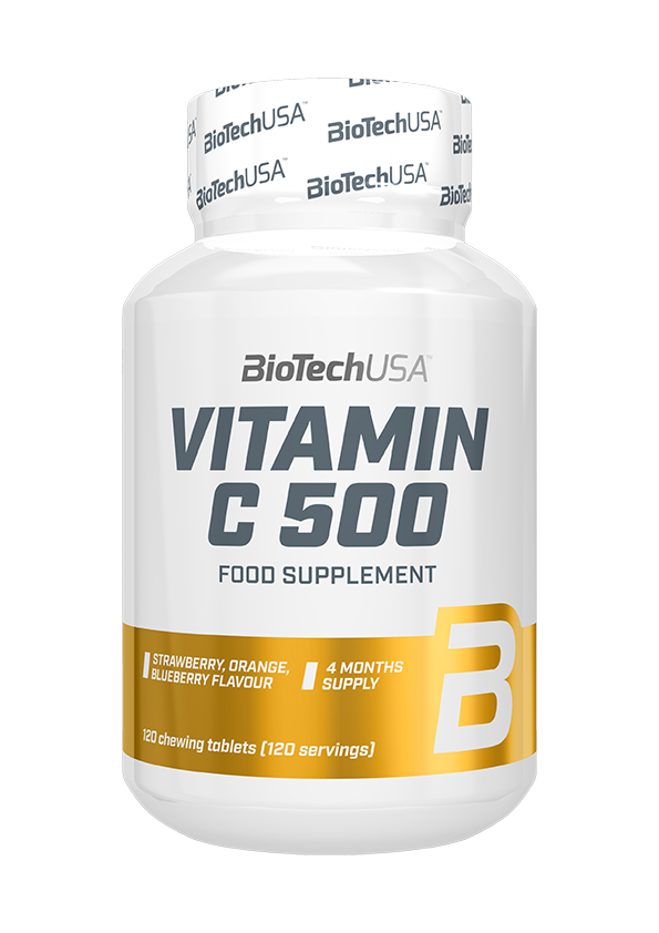Vitamina C 500mg comprimido masticable 120 tbl