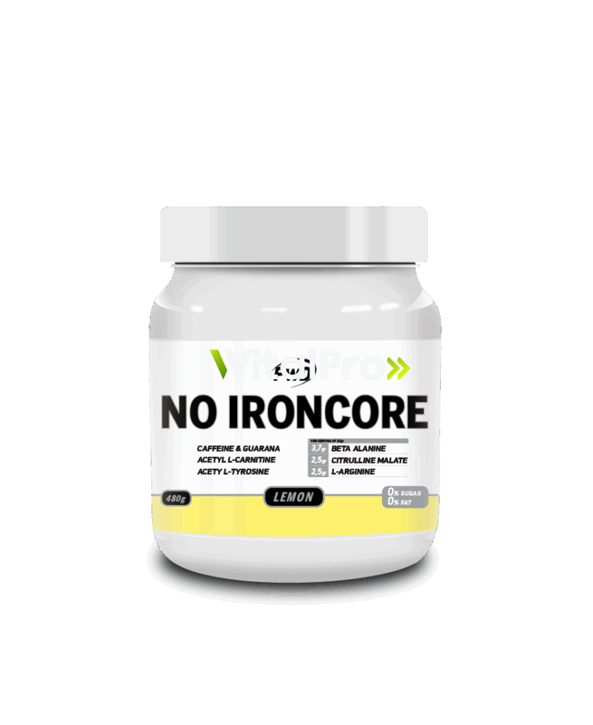 N.o. Ironcore 480g. Limón Pre Entreno