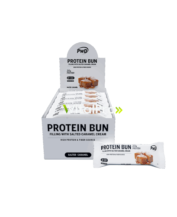 Protein Bun 60g. Salted Caramel Cream