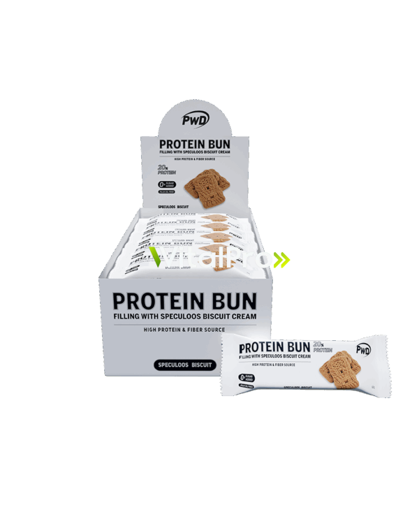Protein Bun  60g. Speculoos Biscuit Cream