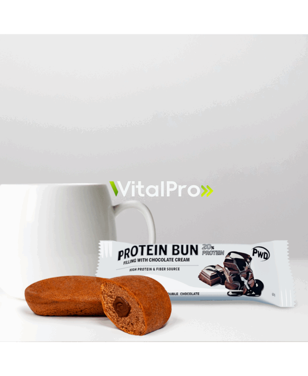 Protein Bun 60g. Double Chocolate - Imagen 2