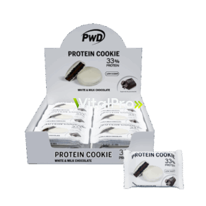 Protein Cookie 33% Protein 30g.white & Milk Choco