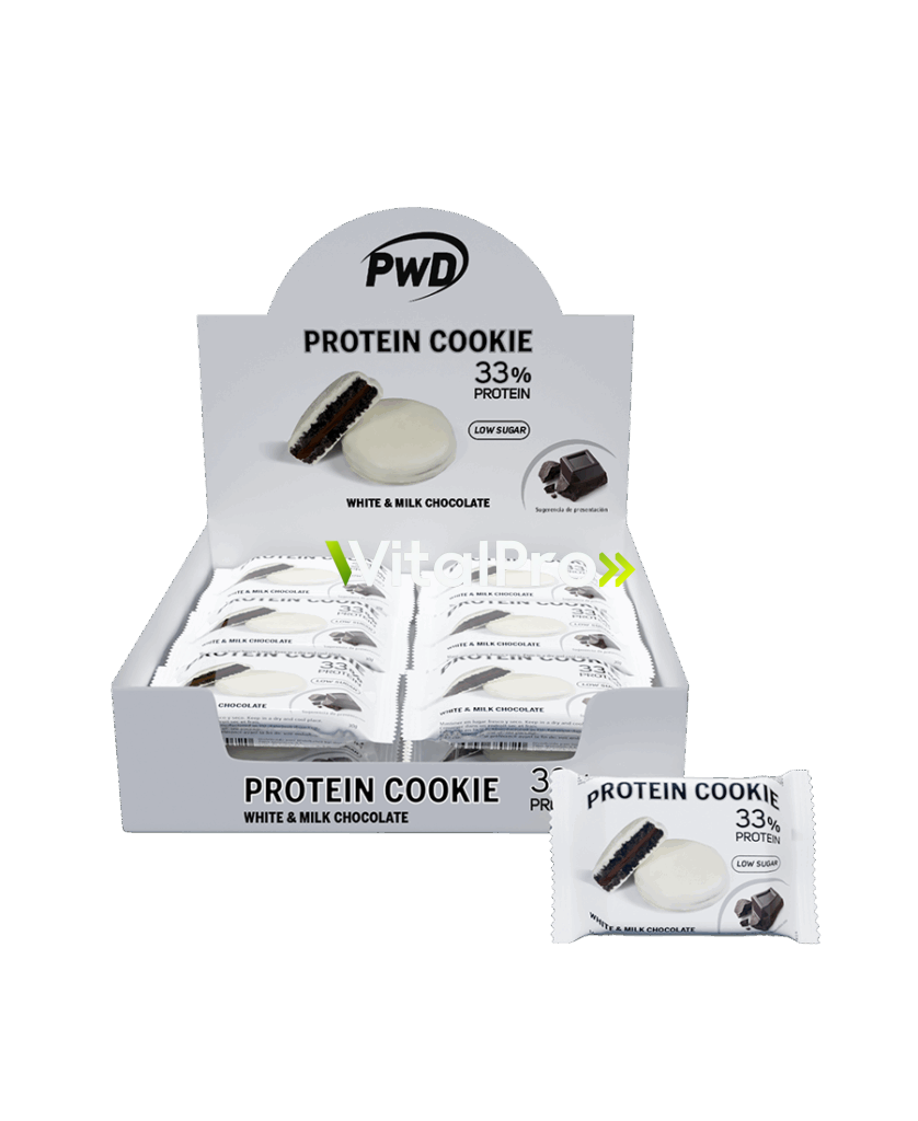 Protein Cookie 33% Protein 18 unid Choco blanco