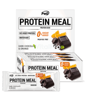 Protein Meal Bar 35g. Chocolate Negro & Naranja