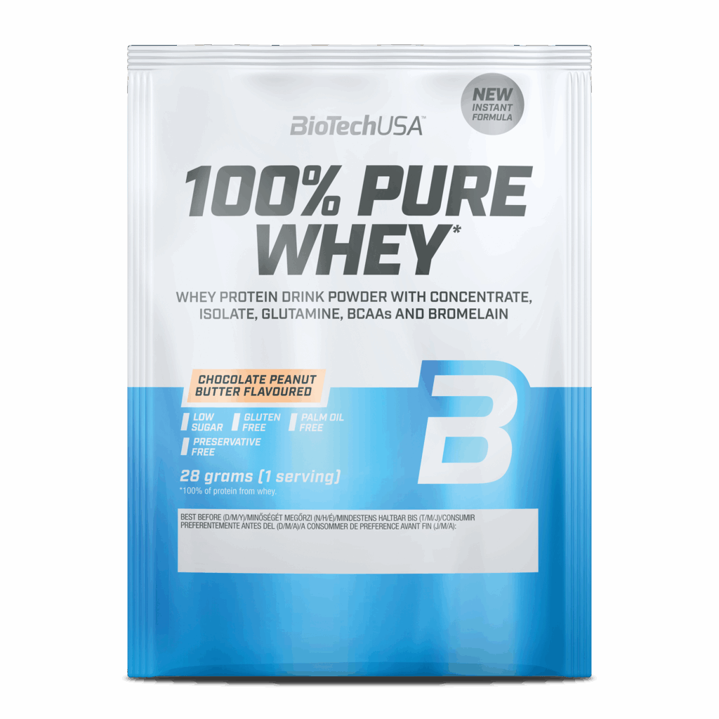 BioTechUSA100 % Pure Whey 28 grs Chocolate Cacahuete