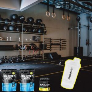 2 Pack Proteina Iso Whey Zero + BCAAs + Shaker Gratis
