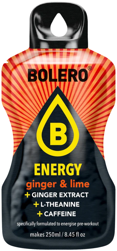 Bolero Energy Gengibre Lima 250 ml pack 6
