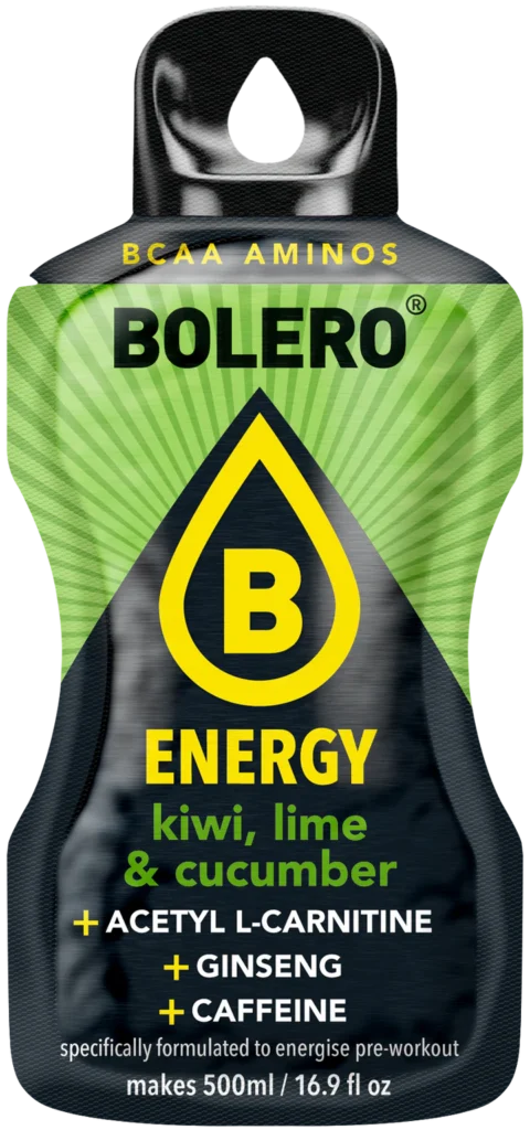 Bolero Energy Kiwi Lima Pepino 500 ml pack 6