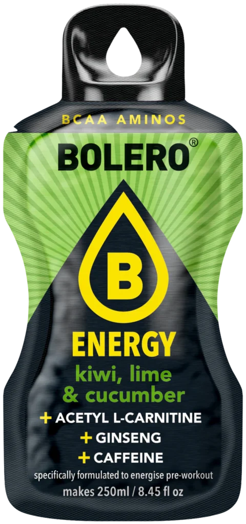 Bolero Energy Kiwi Lima Pepino 250ml pack 6