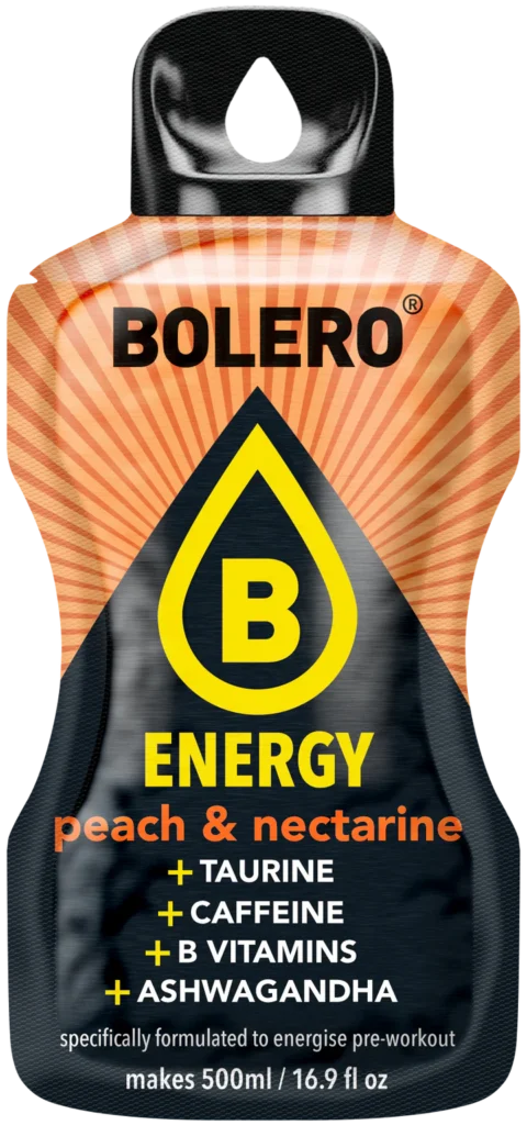 Bolero Energy Melocotón Nectarina 500 ml Pack 6