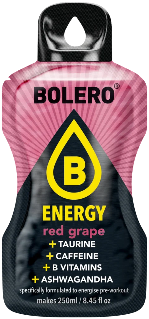 Bolero Energy Uva Roja 250 ml Pack 6