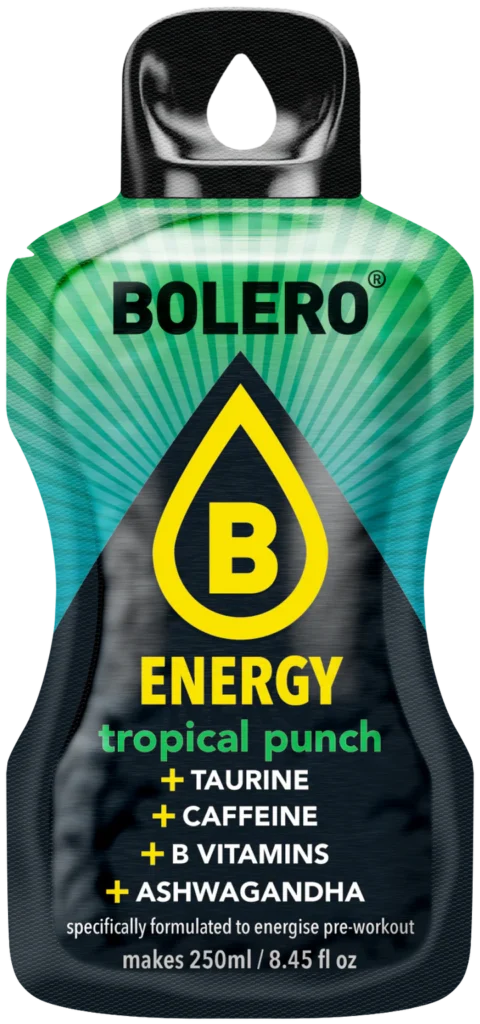 Bolero Energy Tropical Punch 250 ml Pack 6