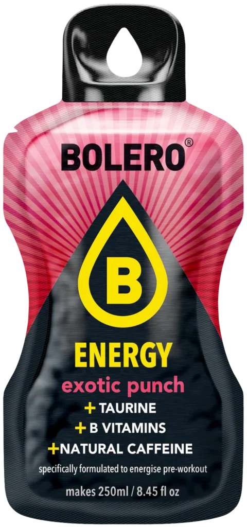 Bolero Energy Exotic Punch 250ml pack 6