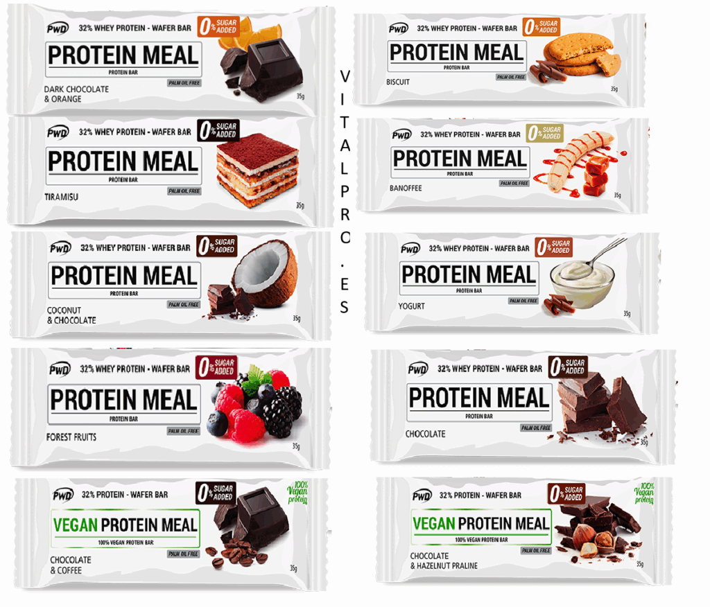 Protein Meal Bar 35g. Surtido Sabores