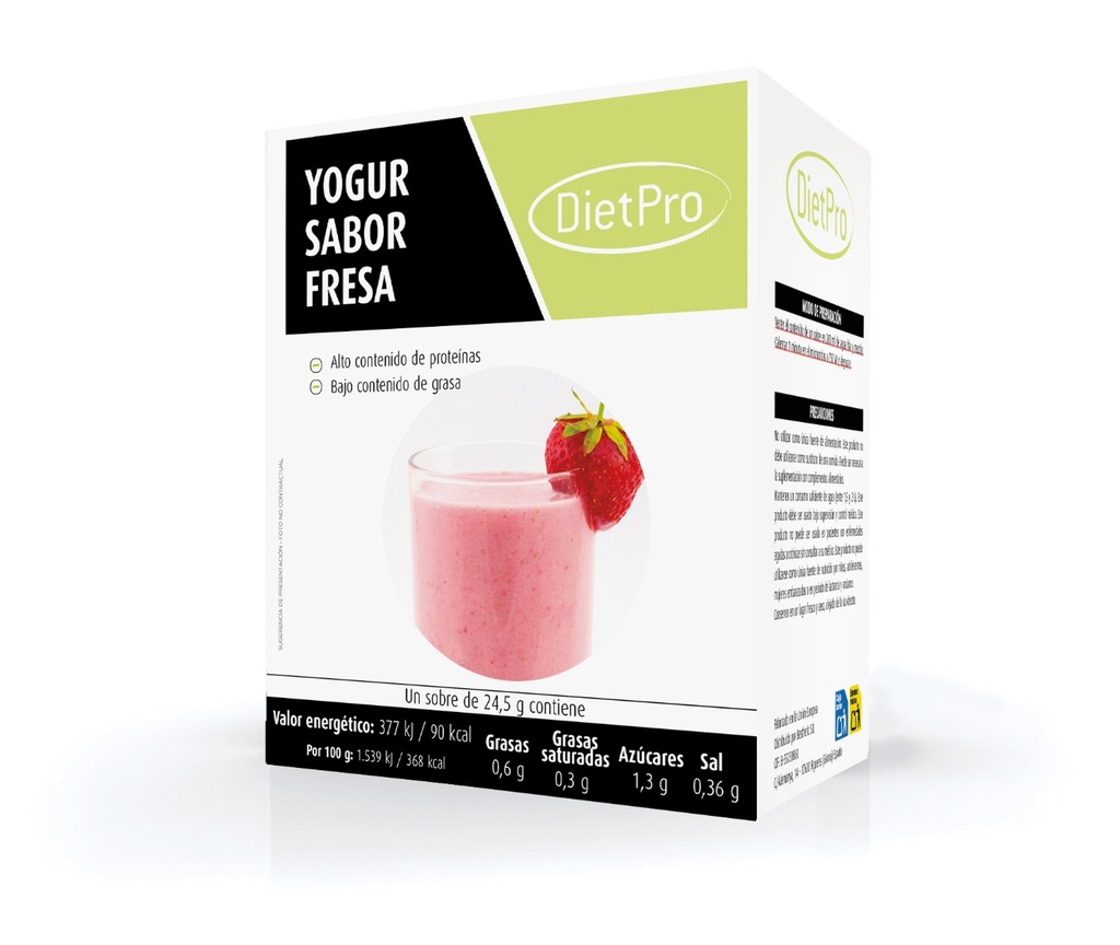Yogur sabor fresa