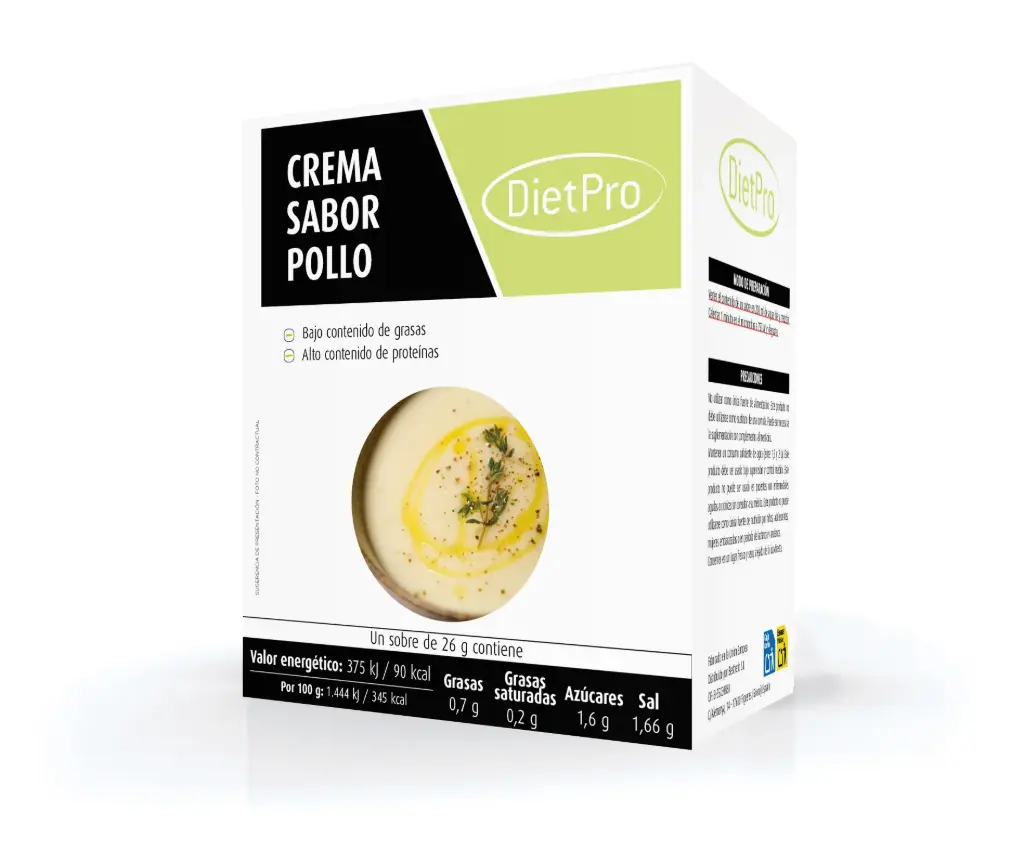 Crema de pollo
