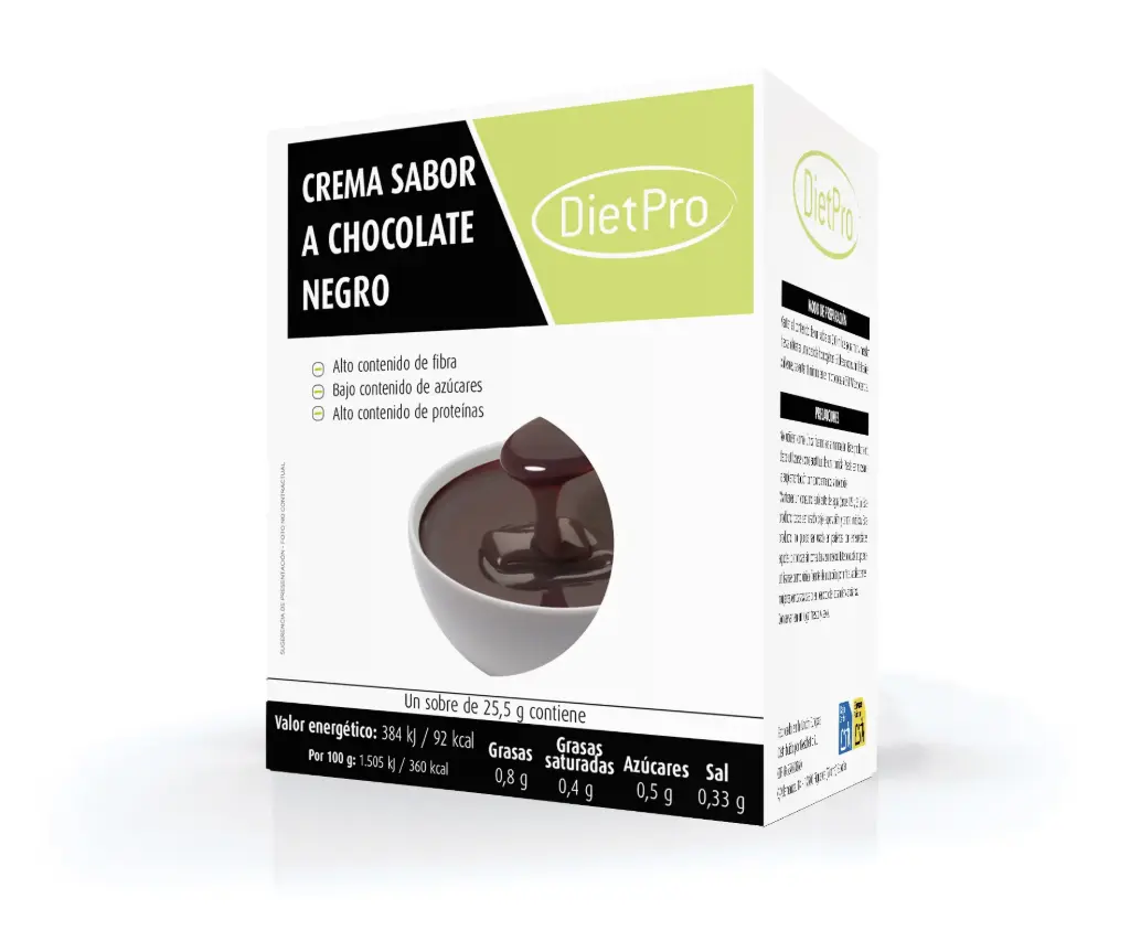 Crema de chocolate negro