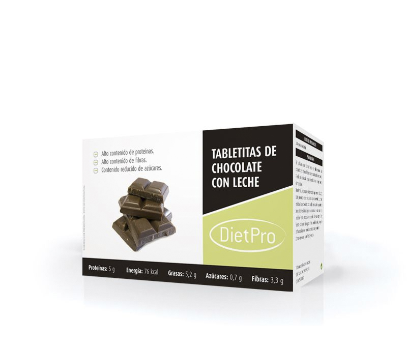 Tabletitas de chocolate con leche