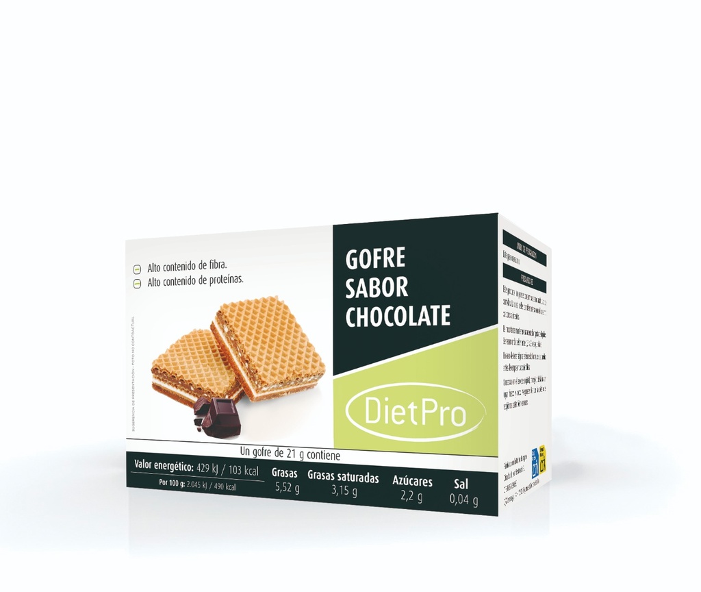 Gofre de chocolate